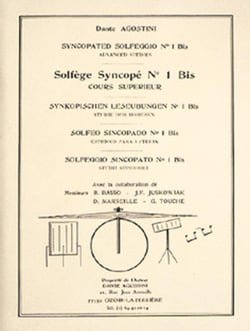Solfège Syncopé N° 1 Bis - Méthode solfège Formation musicale