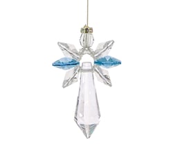Archange cristal - aigue marine - mars