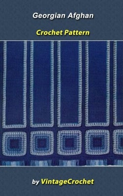 Georgian Afghan Vintage Crochet Pattern