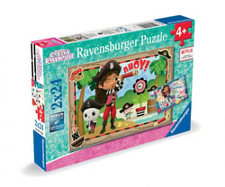 Puzzles 2x24 pièces - La fête des pirates / Gabby's Dollhouse - Ravensburger