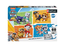 Puzzle 60 pièces - Rencontre avec les Supers chats / Pat'Patrouille - Nathan