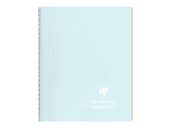 Cahier polypro - Format A5 14.8 x 21 cm - Koverbook pastel Blush - Clairefontaine - 160 pages lignées - Bleu