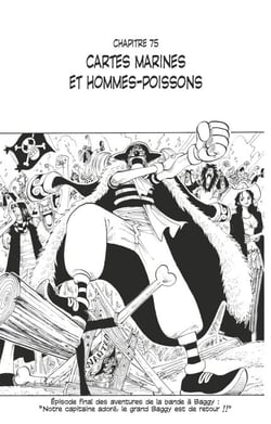 One Piece édition originale - Chapitre 75 - Cartes marines et hommes-poissons