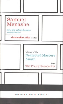 Samuel Menashe: New and Selected Poems - (American Poets Project #17)