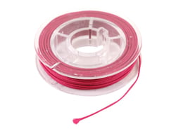 Cordon tissé câblé 0,6 mm x 10 m Créalia - Framboise