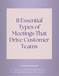 11 Essential Types of Meetings That Drive Customer Teams