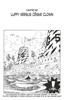 One Piece édition originale - Chapitre 681 - Luffy versus César Clown