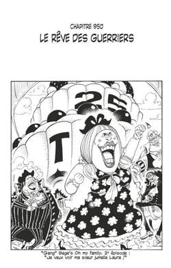One Piece édition originale - Chapitre 950 - Le rêve des guerriers
