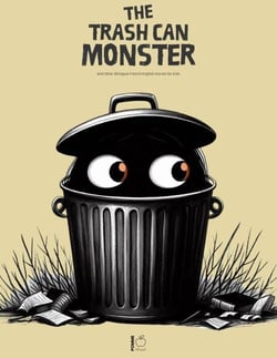 The Trash Can Monster And Other Bilingual French-English Stories for Kids
