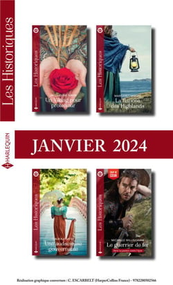 Pack mensuel Les Historiques - 4 romans (Janvier 2024)