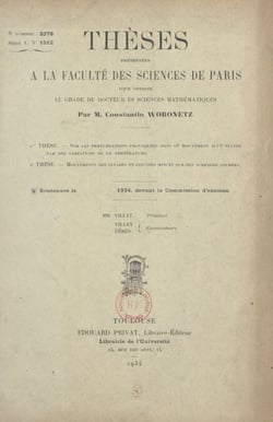 Sur les perturbations provoquées dans le mouvement d'un fluide par des variations de la température - Suivi de Mouvement des fluides en couches minces sur des surfaces courbes