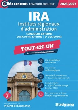 IRA : Instituts régionaux d'administration - Tout-en-un - Concours 2026–2027
