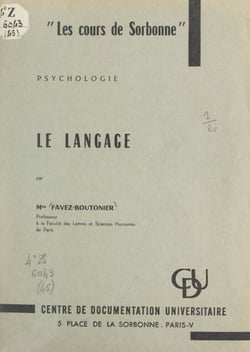 Le langage