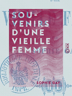 Souvenirs d'une vieille femme