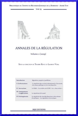 Annales de la régulation t.2 (édition 2009)