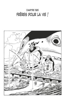 One Piece édition originale - Chapitre 585 - Frères pour la vie !