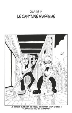 One Piece édition originale - Chapitre 114 - Le capitaine s'affirme