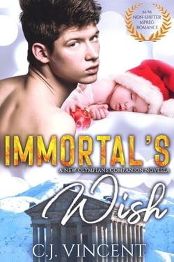 Immortal's Wish: A M/M Non-Shifter MPREG Holiday Romance Short - New Olympians, #6