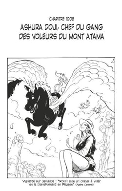 One Piece édition originale - Chapitre 1008 - Ashura Doji, chef du gang des voleurs du mont Atama