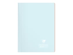 Cahier polypro à spirale - Format A4 21 x 29.7 cm - Koverbook pastel Blush - Clairefontaine - 160 pages lignées - Bleu givré