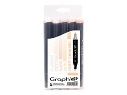 Lot de 5 marqueurs alcool - Graph'it - Chair