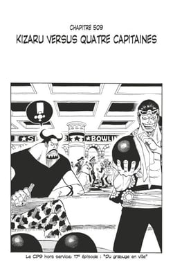 One Piece édition originale - Chapitre 509 - Kizaru versus quatre capitaines