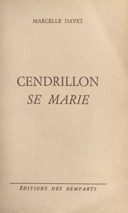 Cendrillon se marie