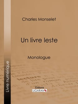 Un livre leste - Dialogue en deux scènes