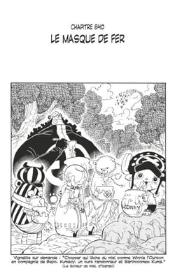 One Piece édition originale - Chapitre 840 - Le masque de fer