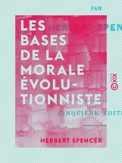 Les Bases de la morale évolutionniste