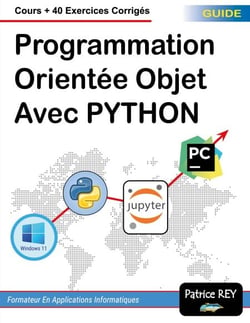 programmation orientee objet avec python - cours + 40 exercices