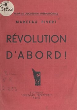 La Révolution avant la guerre