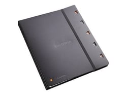 Cahier - 22.5 x 29.7 cm - Exabook - Rhodia - 160 pages lignées - Noir
