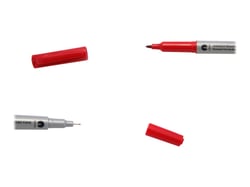 Marqueur permanent - Rouge - Double-pointe - Cultura