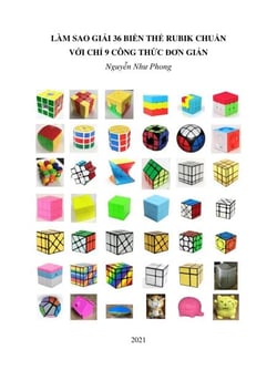 Làm sao gi?i 36 bi?n th? Rubik chu?n v?i ch? 9 công th?c don gi?n