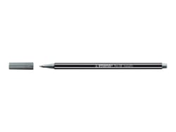 Feutre métallisé pointe moyenne - STABILO - Argent - Pen 68 metallic