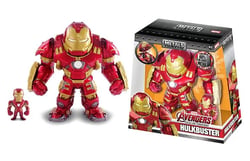 2 figurines Iron Man - Marvel - Métal - 15 cm et 5 cm