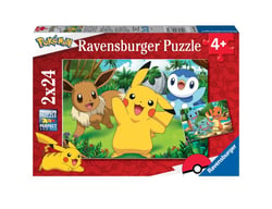 Puzzles 2x24 pièces - Pikachu et ses amis / Pokémon