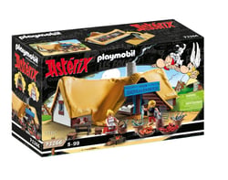 Playmobil® - Astérix : hutte d'ordralfabetix, le poissonnier ordralfabétix et sa femme iélosubmarine - 71266 - Playmobil® Astérix