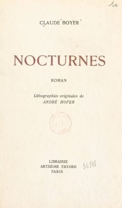 Nocturnes - Lithographies originales d'André Hofer