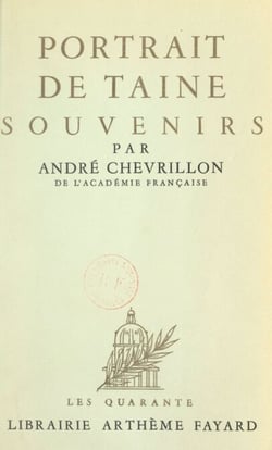 Portrait de Taine - Souvenirs