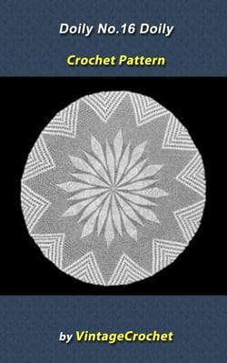 Doily No.16 Vintage Crochet Pattern