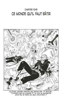 One Piece édition originale - Chapitre 1049 - Ce monde qu'il faut bâtir
