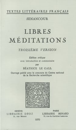 Libres méditations - Troisième version