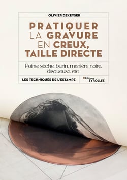 Pratiquer la gravure en creux, taille directe - Pointe sèche, burin, manière noire, disqueuse, etc.