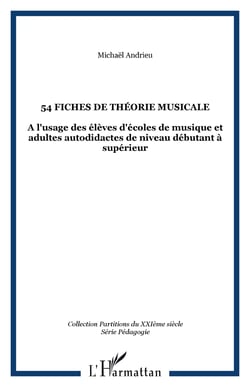 54 fiches de théorie musicale - A l'usage des élèves d'écoles de musique et adultes autodidactes de niveau débutant à supérieur