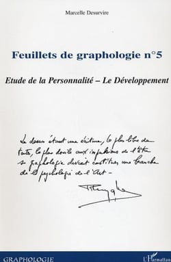 Feuillets de graphologie n°5 - Etude de la Personnalité - Le Développement