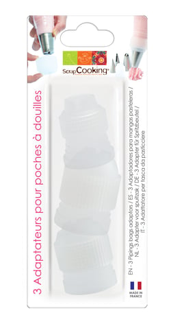 Lot de 3 adaptateurs multidouilles ScrapCooking®