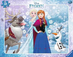 Puzzle 30/48 pièces - La Reine Neiges - Anna et Elsa - Ravensburger