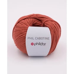 Phil cabotine terracotta - Phildar 